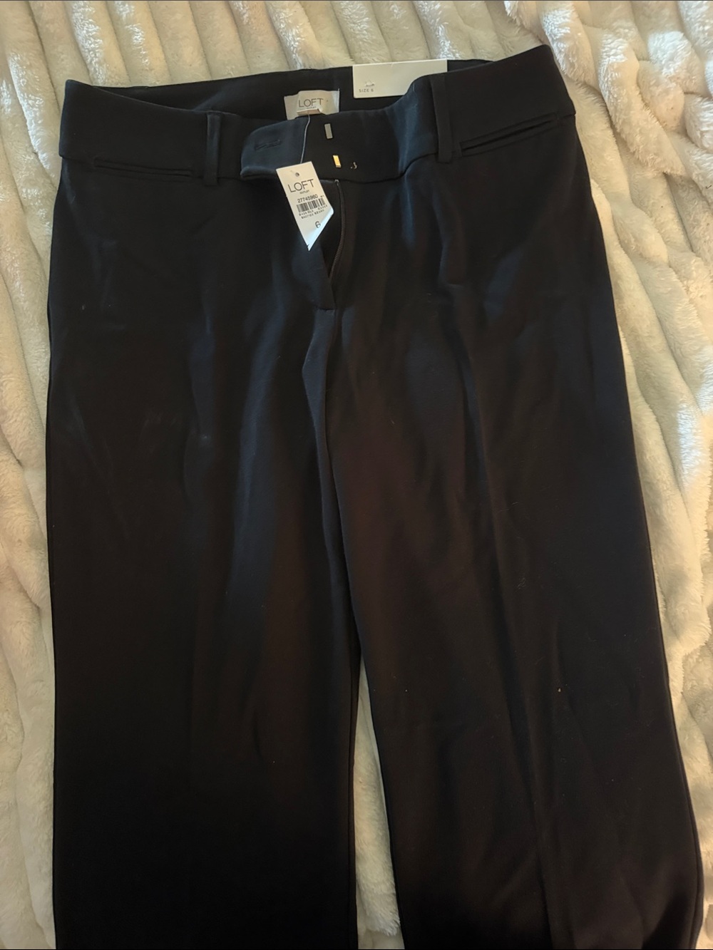 LOFT Black Womens Dress Pants - Classic Straight